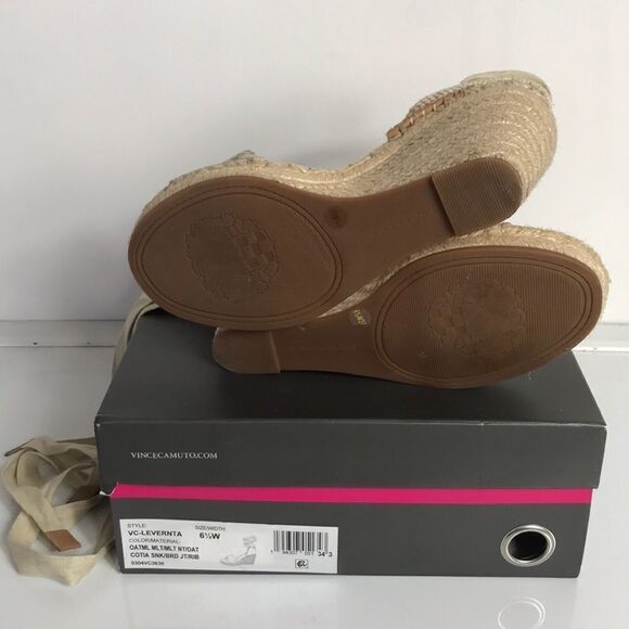 Vince Camuto Levernta Ankle Wrap Espadrilles Wedge - Picture 7 of 8